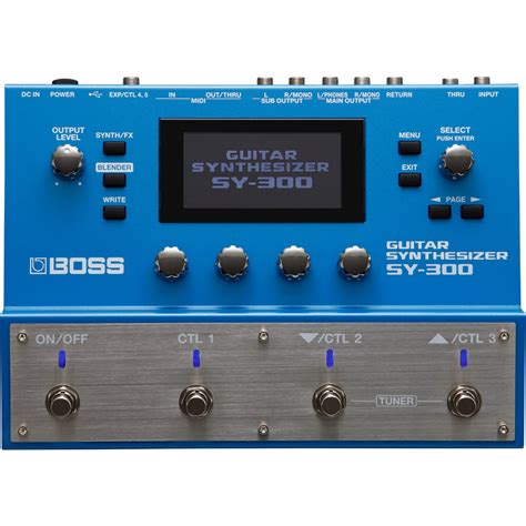 boss electric guitar synthesizer sy-300 pedal box|boss sy 300 software.